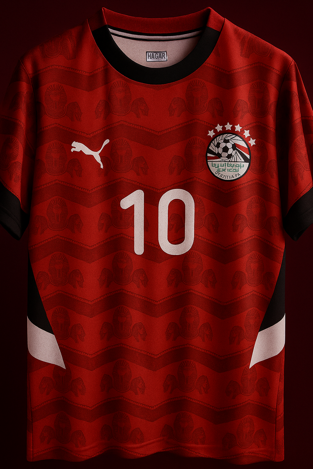 T-shirt officiel Égypte mohammed salah – Numéro 10