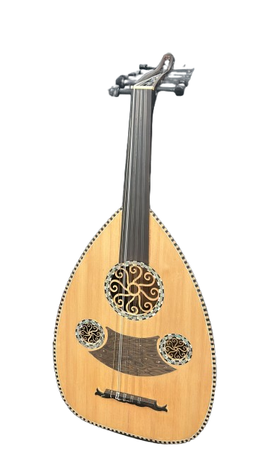 Oud en bois arabe égyptien, instrument de musique oriental en bois