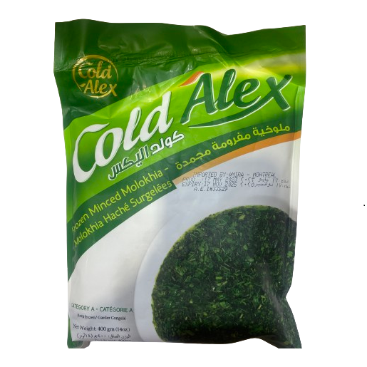 COLD ALEX MLOKHIA CHOPPED FROZEN 400GR