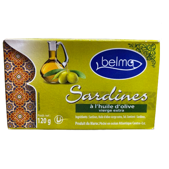 BELMA SARDINES IN OLIVE OIL 120GR