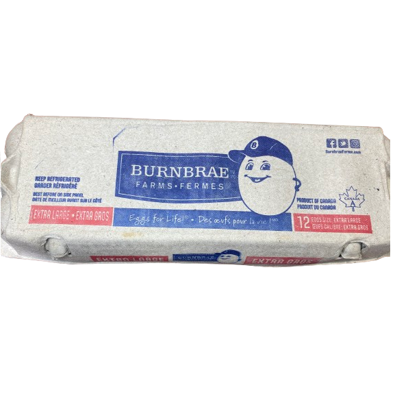 BURNBRAE EXTRA LARGE EGGS 12P