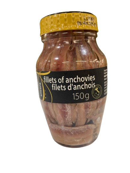 Allessia anchovy fillets 150gr