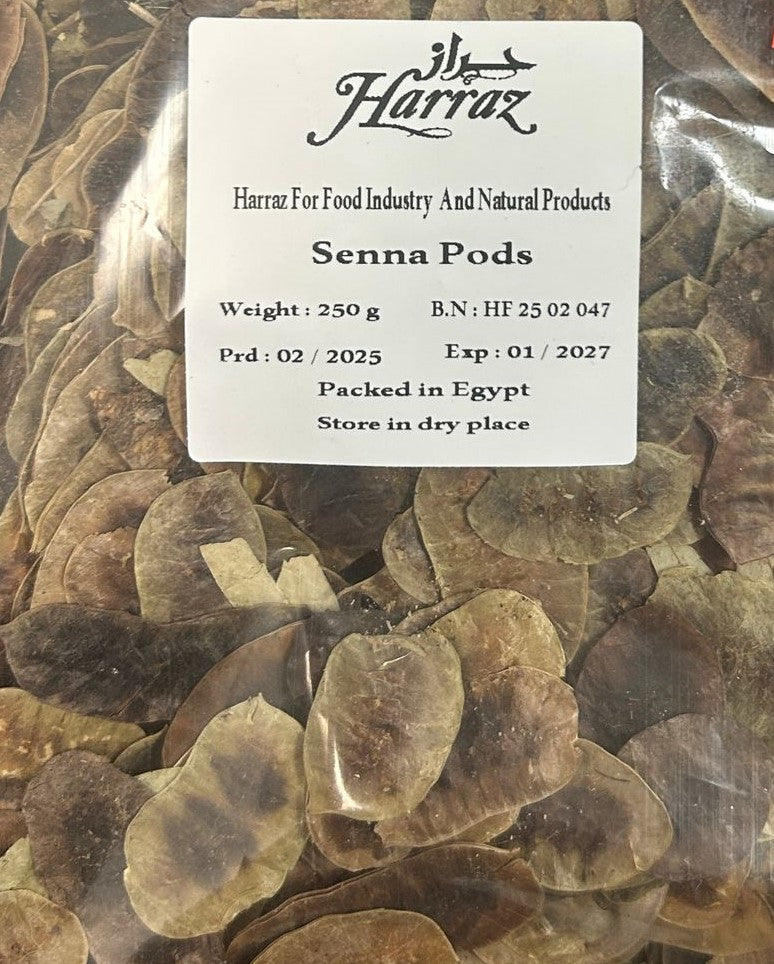 Gousses de Séné Harraz 250g – Laxatif Naturel de Qualité