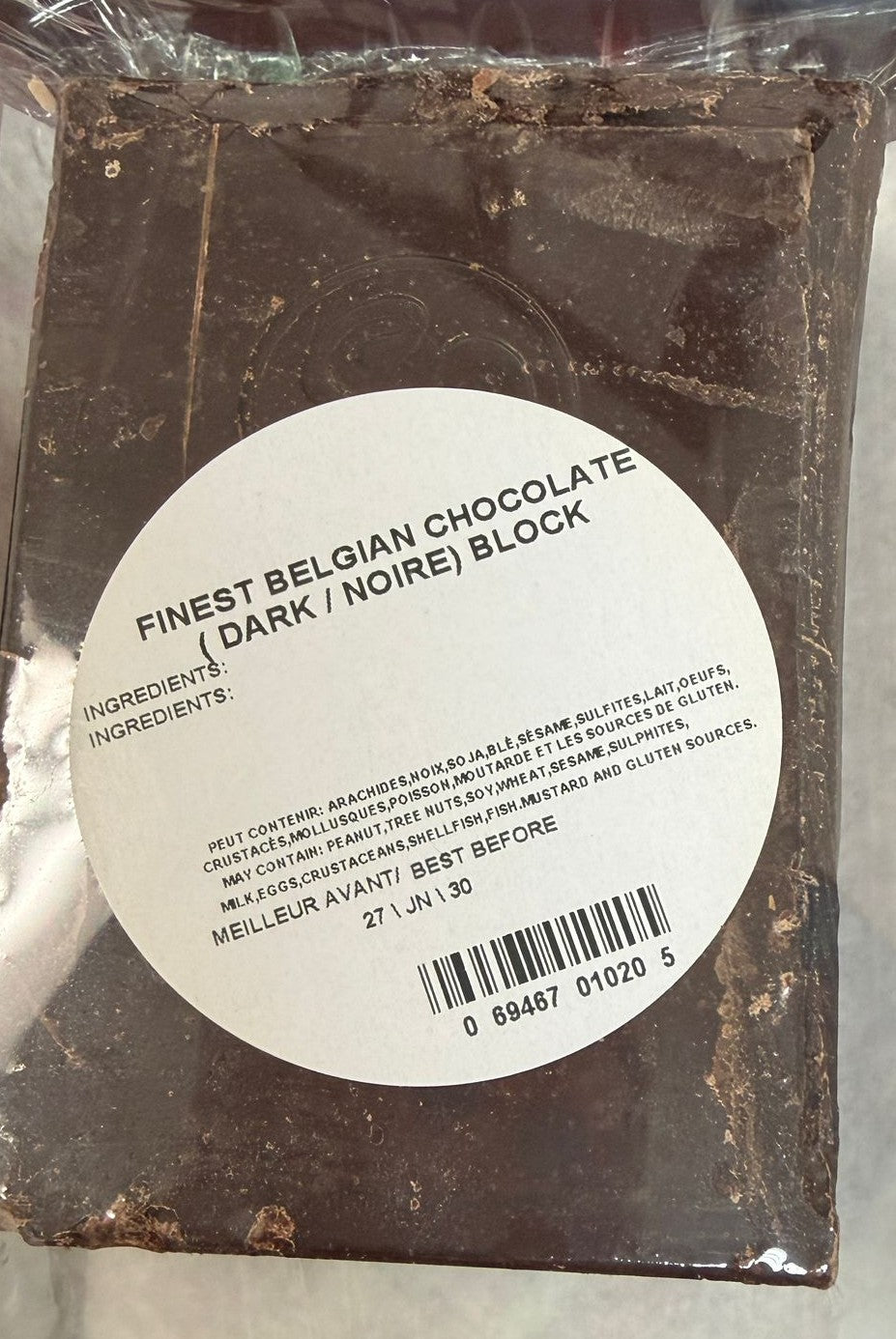 CHOCOLAT NOIRE 500GR