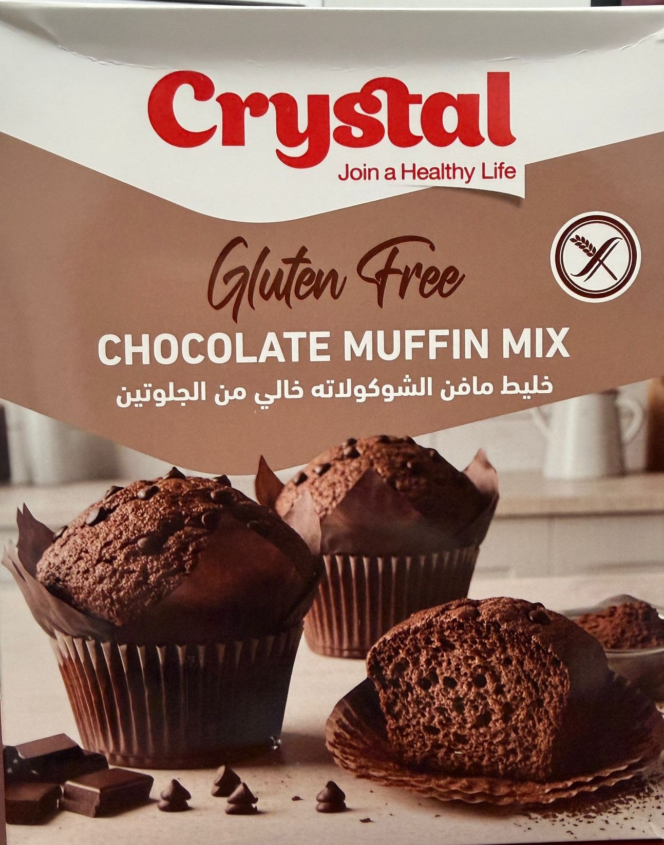 CRYSTAL CHOCOLATE MUFFIN MIX 400GR
