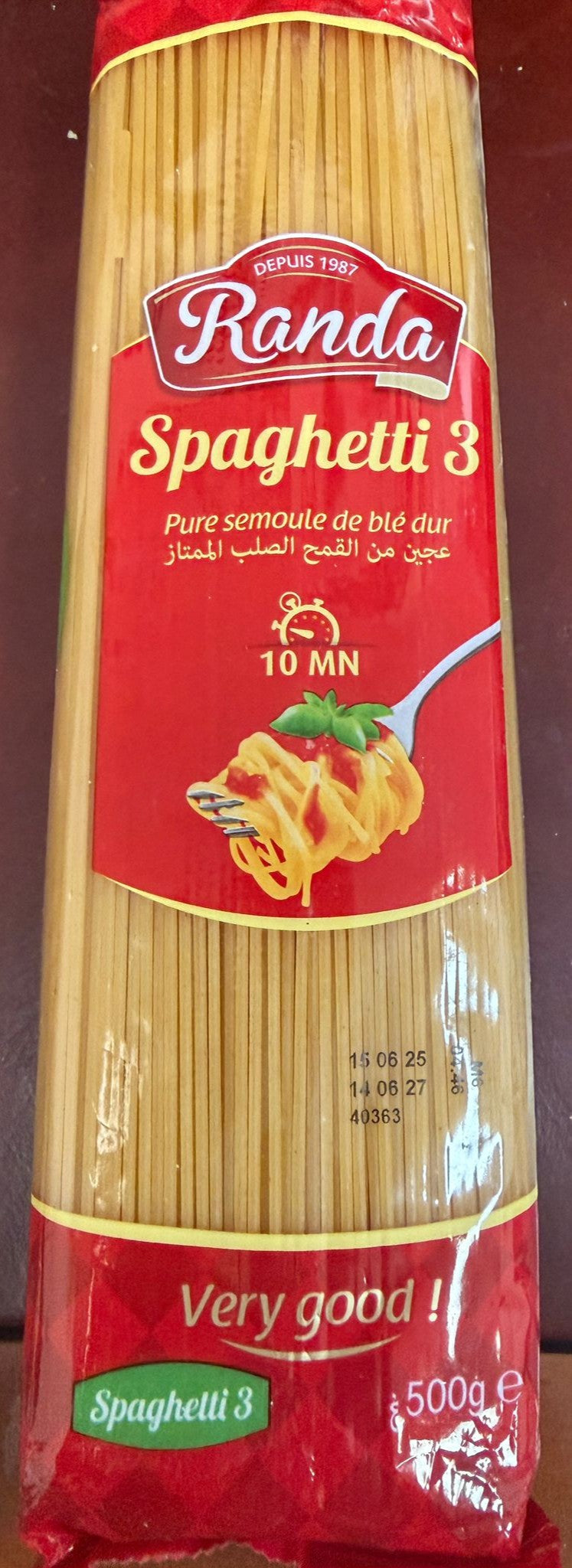RANDA SPAGHETTI NUM 03 500GR