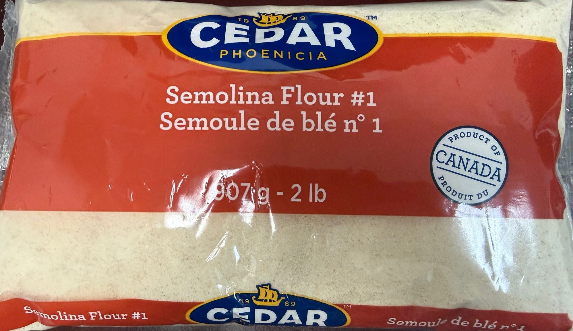 CEDAR SEMOULE DE BLÉ NUM 02 907GR