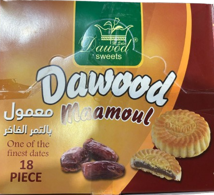DAWOD SWEETS MAAMOUL DATTE 18PCS