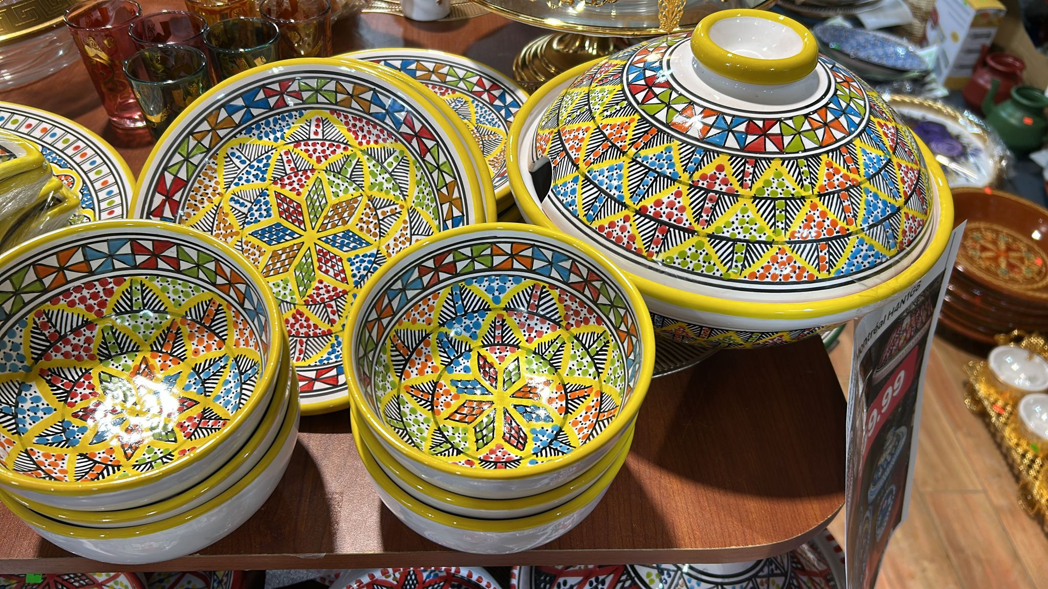 Ensemble de 14 Soupières Marocaines