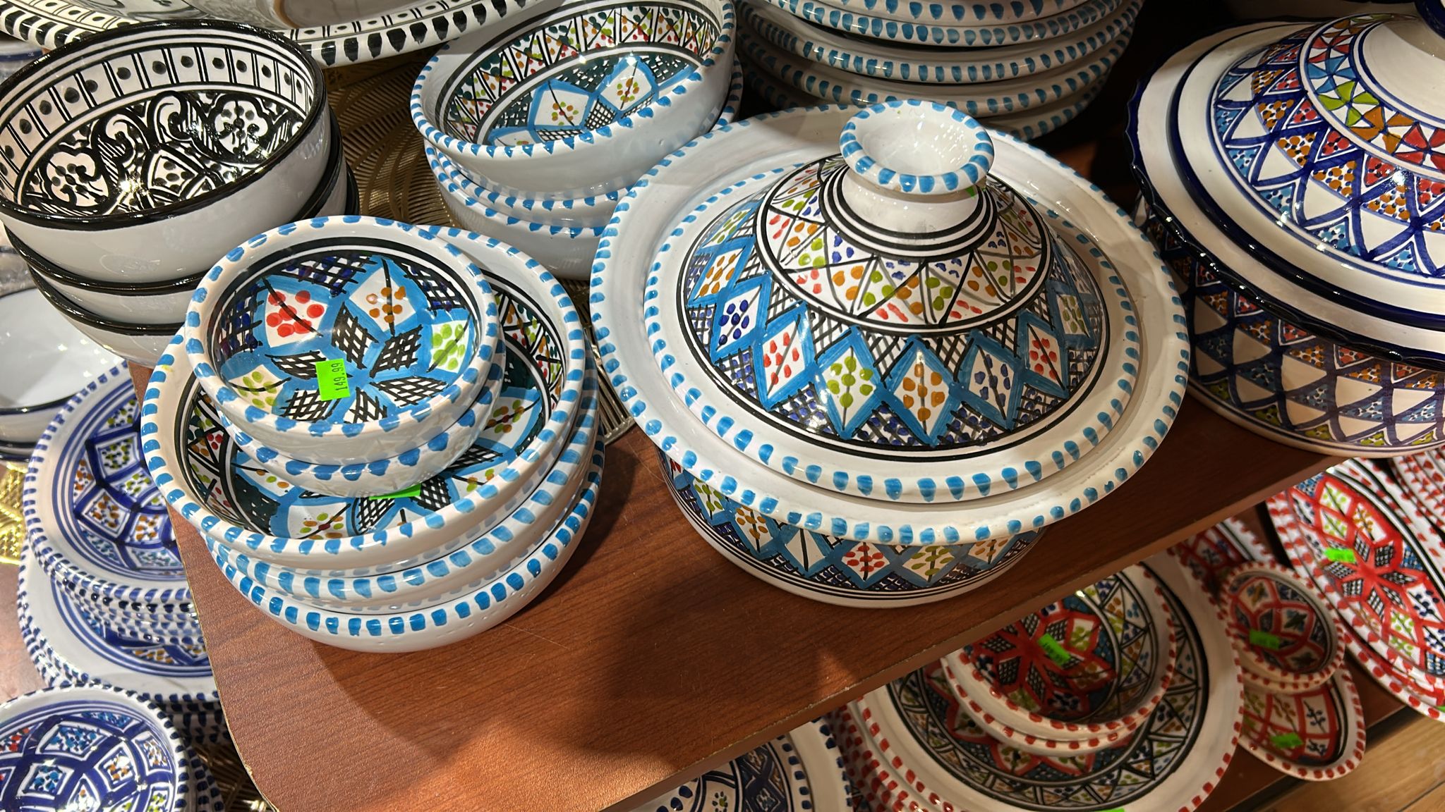 Ensemble de 14 Soupières Marocaines