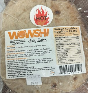 HALAL EGYPTIAN SPICY HAWAWCHI