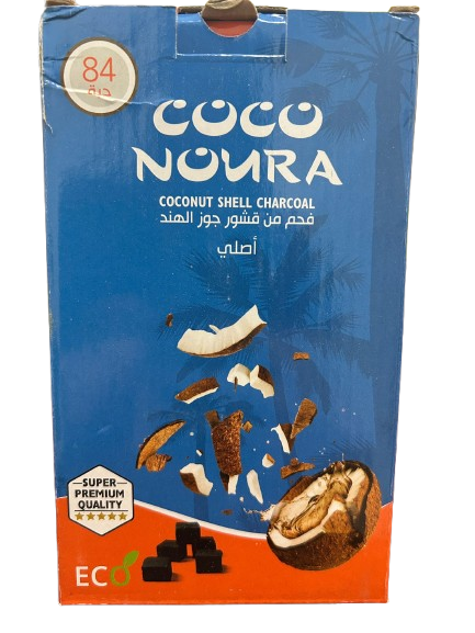 COCO NOURA CHARBON DE NOIX DE COCO 84PCS