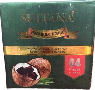 SULTANA NOIX DE COCO CHARBON 64PCS