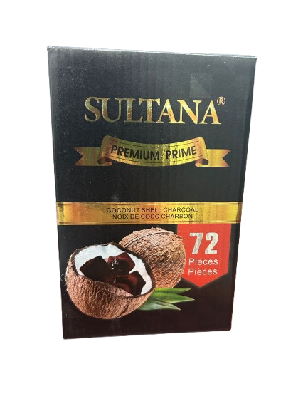 SULTANA NOIX DE COCO CHARBON 72PCS
