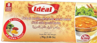IDÉAL CUBE DE BOUILLON DÉSHYDRATÉ HARIRA