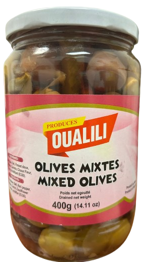 OUALILI OLIVES MIXTES 400GR