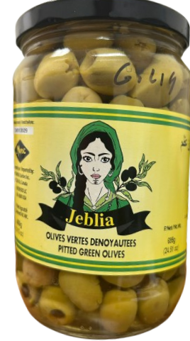 JEBLIA OLIVES VERTES DENOYAUTEES 695GR