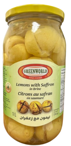 GREENWORLD SAFFRON LEMONS IN SUM 1L