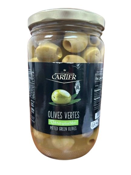CARTIER OLIVES VERTE DÉNOYAUTÉES 720GR