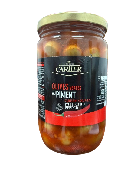 CARTIER OLIVES VERTES AU PIMENT 720GR