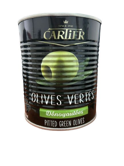 CARTIER OLIVES VERTES DÉNOYAUTÉES 850ML