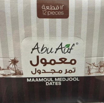 ABU AUF MAAMOUL MEDJOUL DATES 12 PIECES