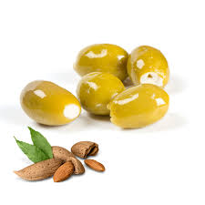 OLIVES VERTE FARCIES AMANDES 100G