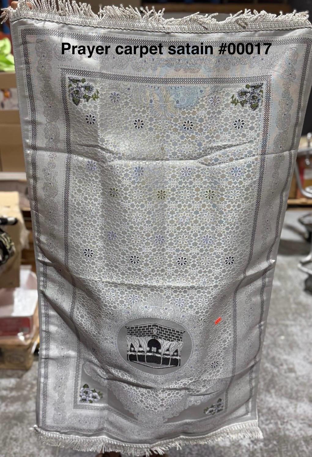 TAPIS A PRIERE SATAIN