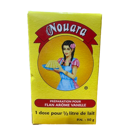 NOUARA FLAN AROME VANILLE 50GR