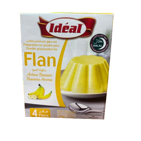 IDÉAL FLAN AROME BANANE 50GR