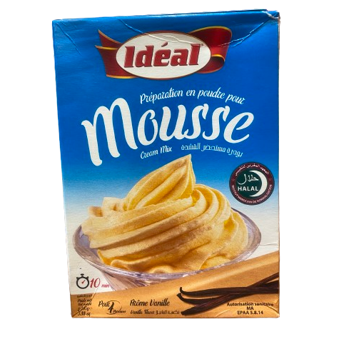 IDÉAL MOUSSE AROME VANILLE 110GR