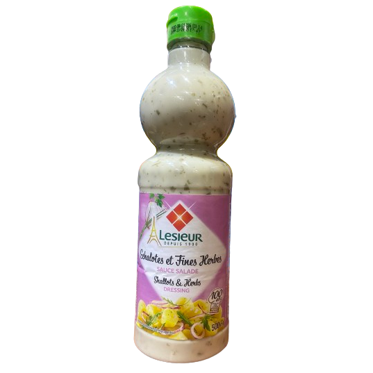 LESIEUR SAUCE SALADE ECHALOTTES ET FINES HERBES 500ML