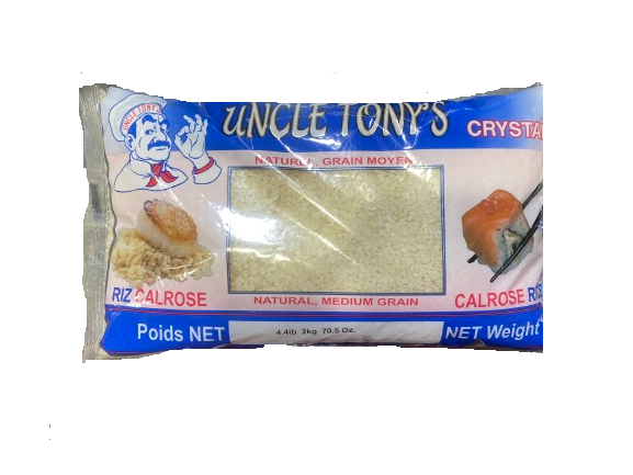 UNCLE TONY'S RIZ CALROSE 2KG