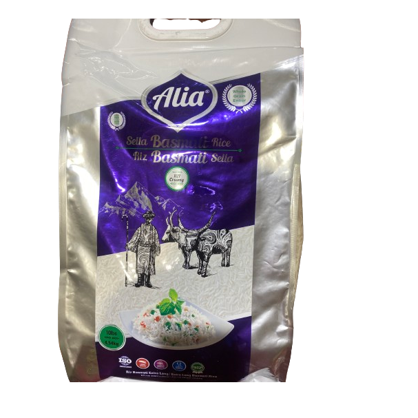 ALIA RICE BASMATI SELLA 4.54KG