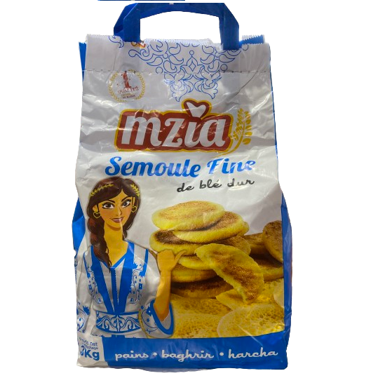 MZIA SEMOULE FINE DE BLÉ DUR3KG