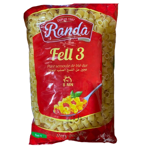 RANDA FELL NUM 03 PURE SEMOULE DE BLÉ DUR 500GR