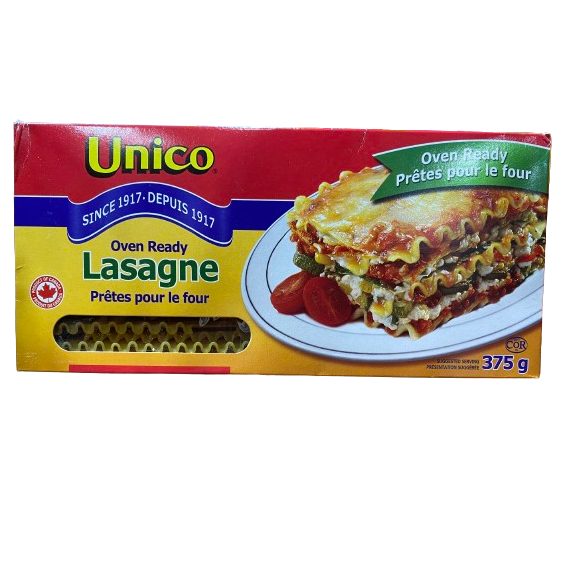 UNICO LASAGNE 375GR