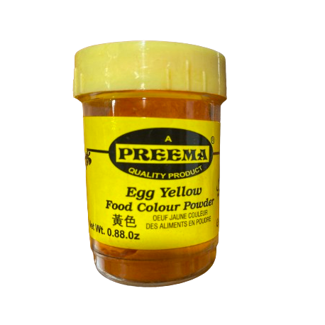 PREEMA OEUF JAUNE COULEUR DES ALIMENTS EN POUDRE 25GR