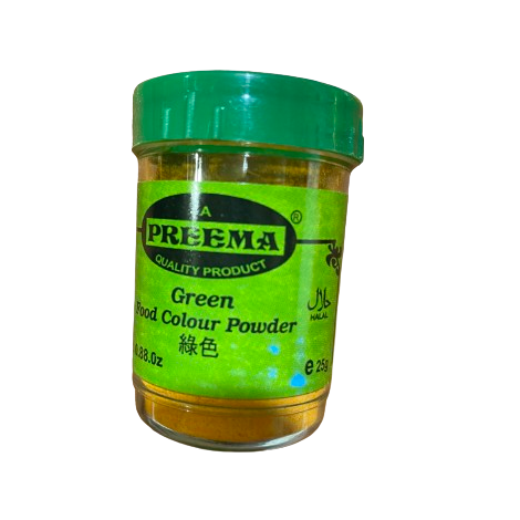 PREEMA VERT COULEUR DES ALIMENTS EN POUDRE 25GR