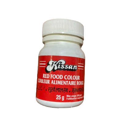 KISSAN COULEUR ALIMENTAIRE ROUGE 25GR