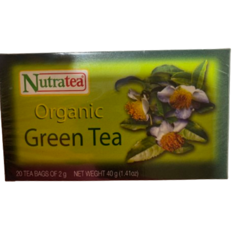 NUTRATEA ORGANIC GREEN TEA 40GR