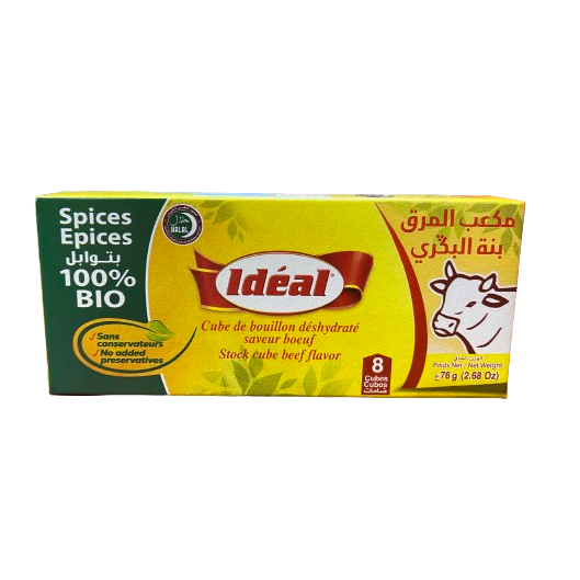 IDÉAL CUBE DE BOUILLON SAVEUR BOEUF 76GR