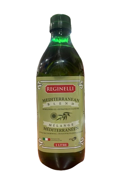 REGINELLI MEDITERRANEAN BLEND SUNFLOWER AND OLIVE OIL 1L