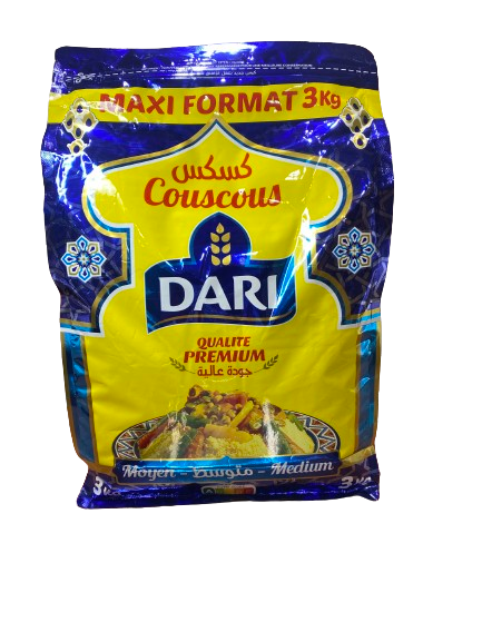 DARI COUSCOUS MAXI FORMAT 2KG+1KG GRATUIT
