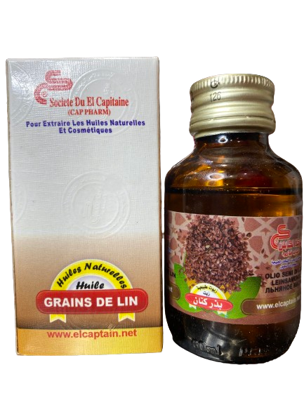 societe du el capitaine huile grains de lin 60ml