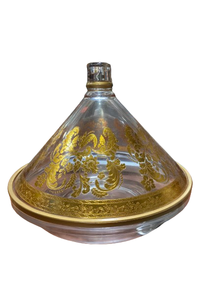 Arabic Tagine Design in Transparent Glass