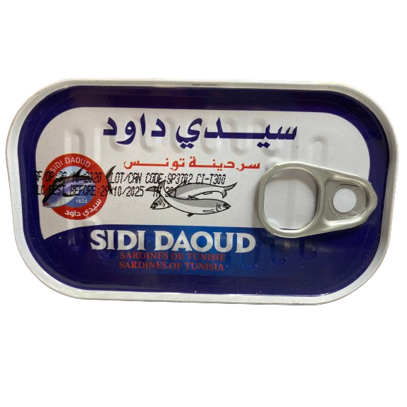 SIDI DAOUD SARDINES DE TUNISIE 120GR