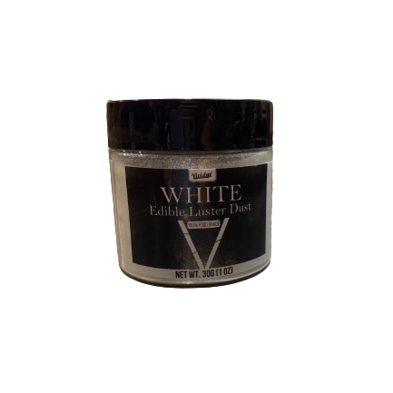 VIVIDYE WHITE EDIBLE LUSTER DUST 30GR