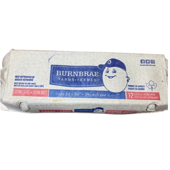 BURNBRAE DES OEUFS EXTRA GROS 12P