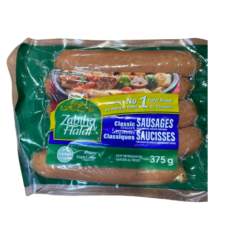 ZABIHA HALAL SAUCISSES 375G